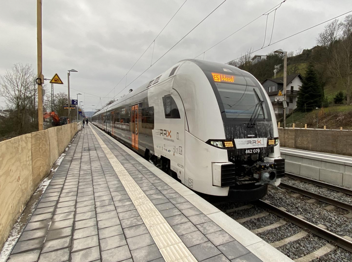 Bahnhof Oberwinter: Regional-Express hält seit 08. Februar wieder 1x pro Stunde