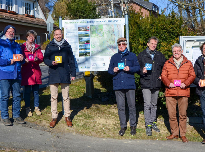 Neue Wandertafeln in Oberwinter