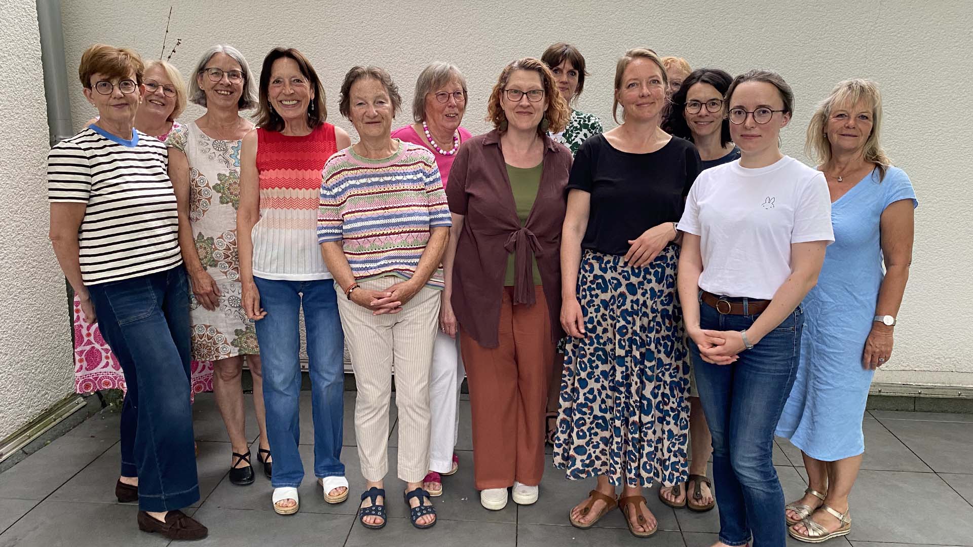 Die Mitarbeiterinnen der Büchereien von Oberwinter und Remagen beim 