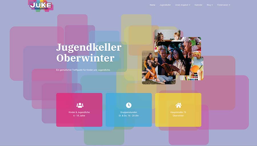 Webseite Jugendkeller Oberwinter
