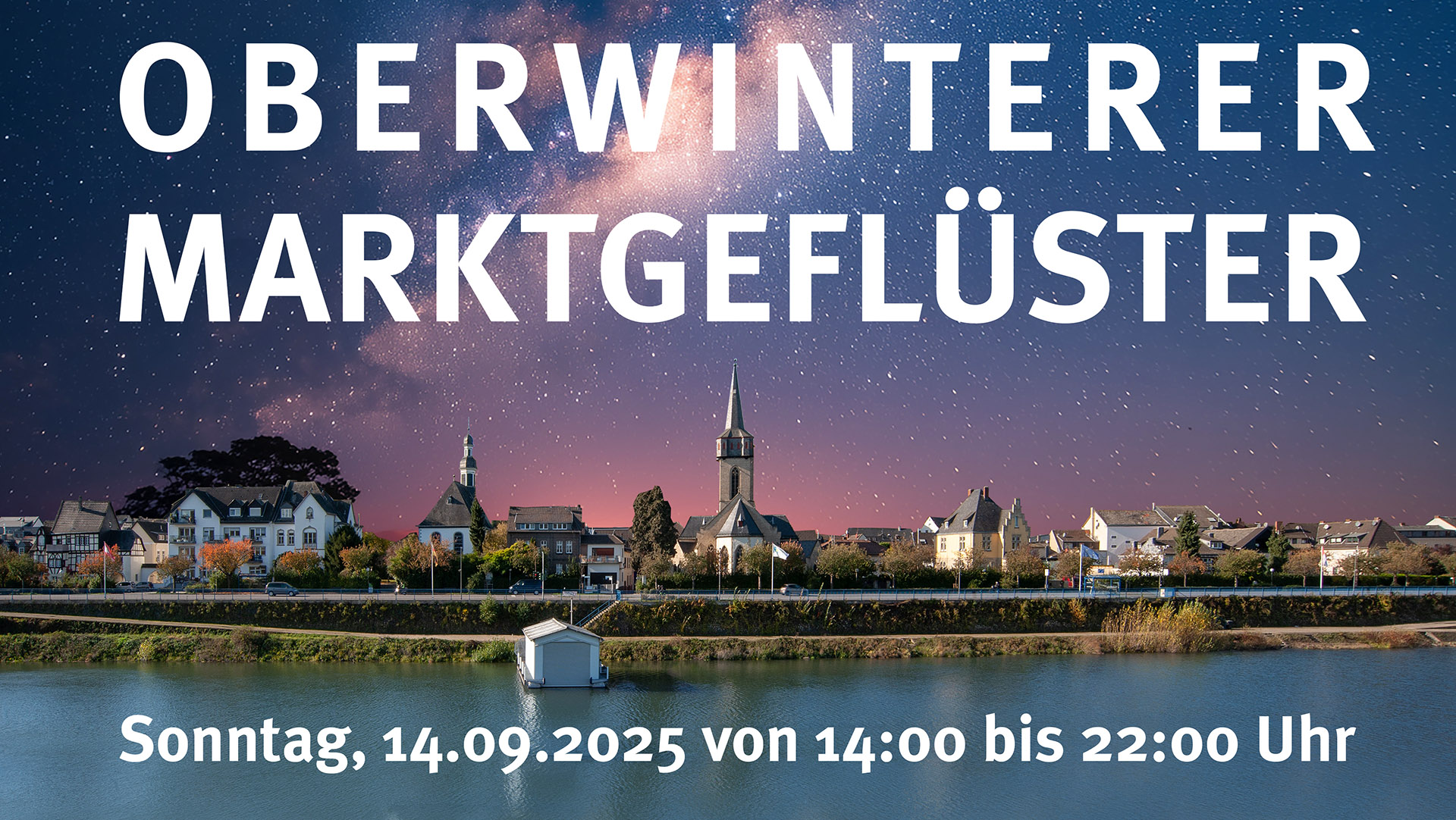 Oberwinterer Marktgefluester 2025 am 14.09. ab 14:00 Uhr