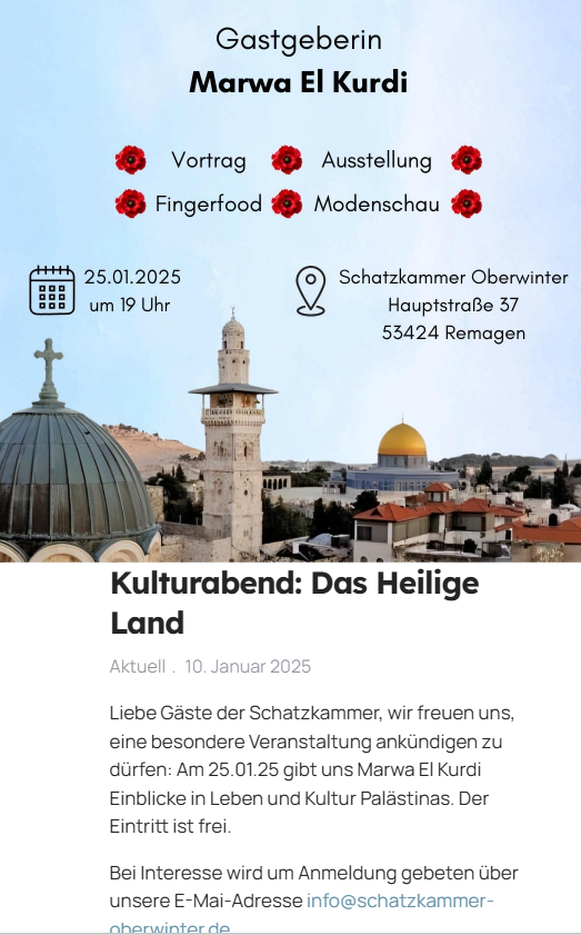 kulturabend schatzkammer