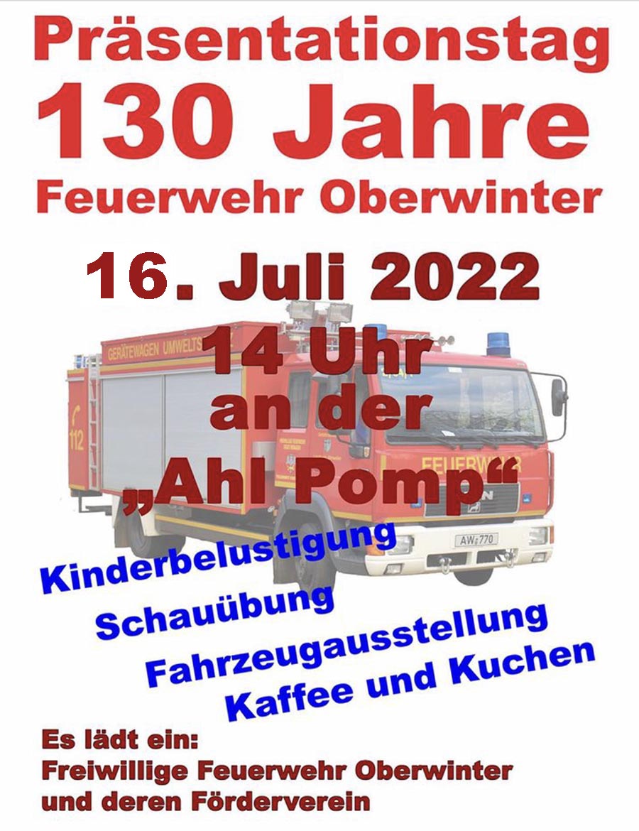 plakat feuerwehr