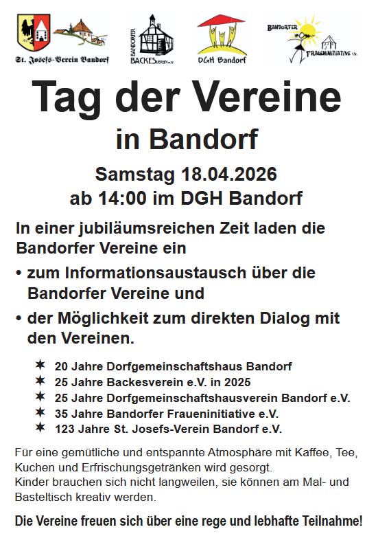 tag der vereine bandorf